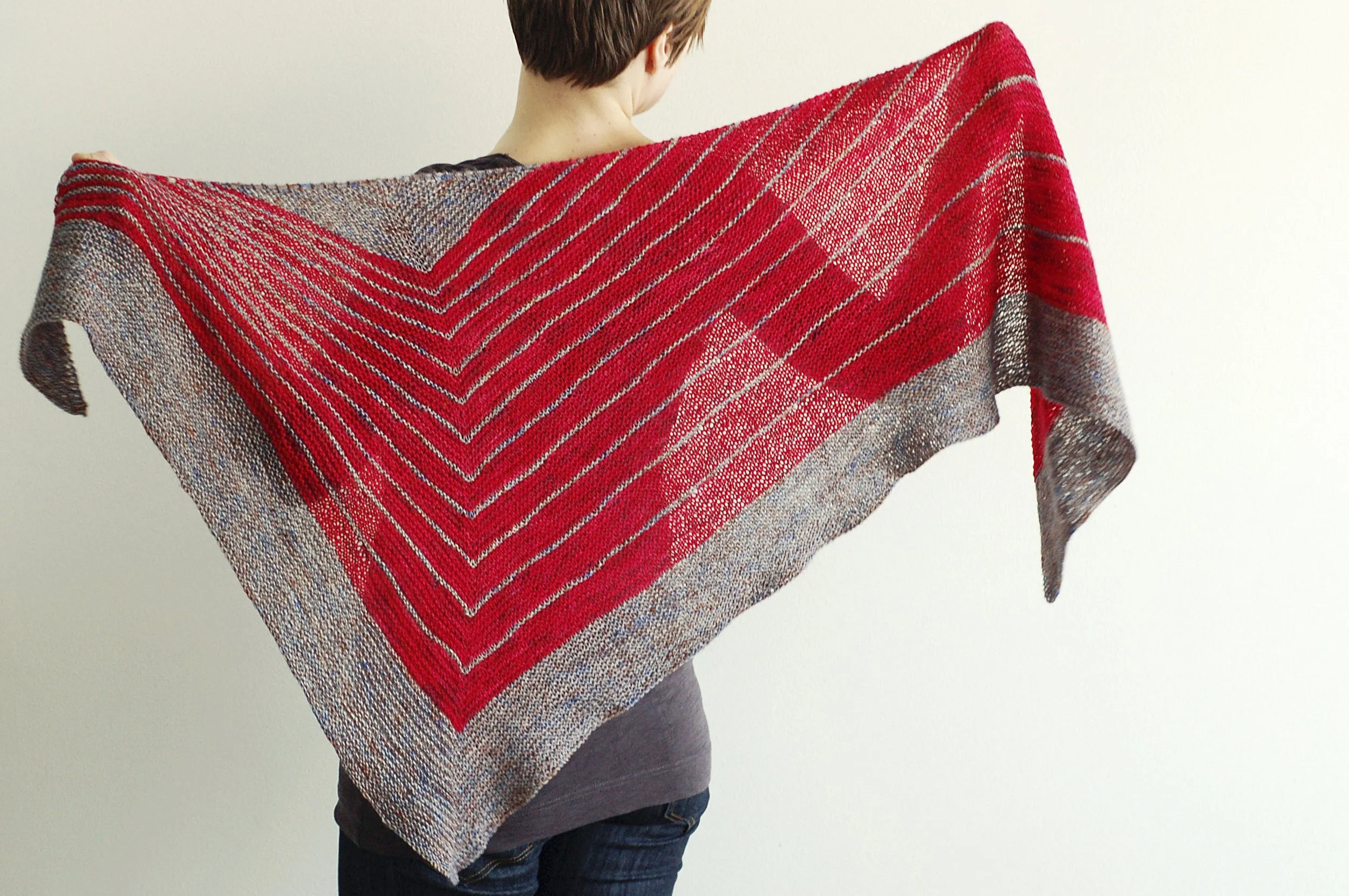 Stripe Study Shawl — Rain Knitwear Designs